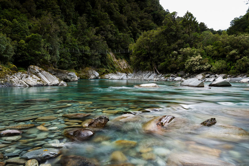 River with hill in the background